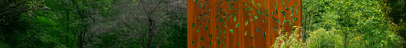 Corten plieno sodo plokštės Corten plieno sodo plokštės