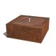 Corten plieniniai fontanai