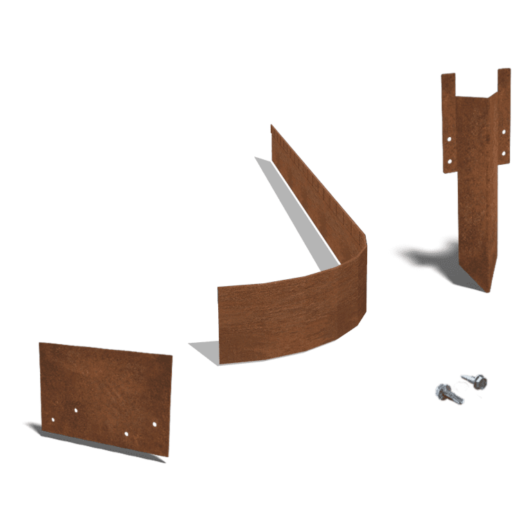 Corten plieno sodo apvadai suplotas FLEX 13 cm komplektas 15 metrų