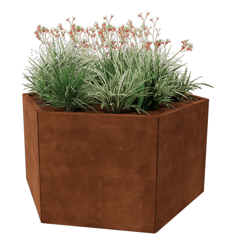 Corten plieno lauko vazonas Denveris 70