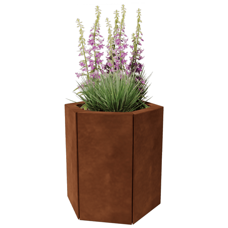Corten plieno lauko vazonas Denveris 20