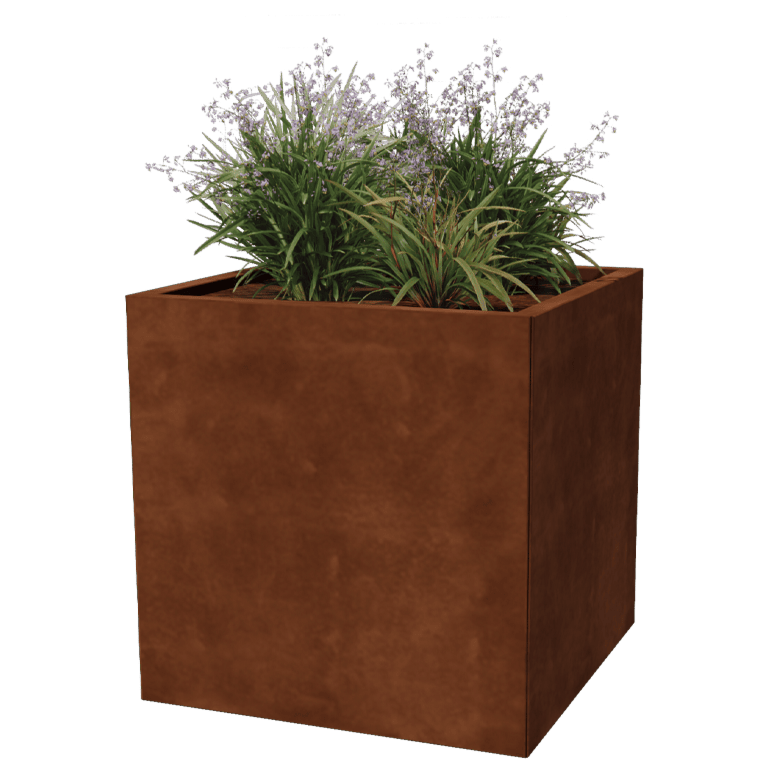 Corten plieno lauko vazonas Majamis 70 x 70 cm