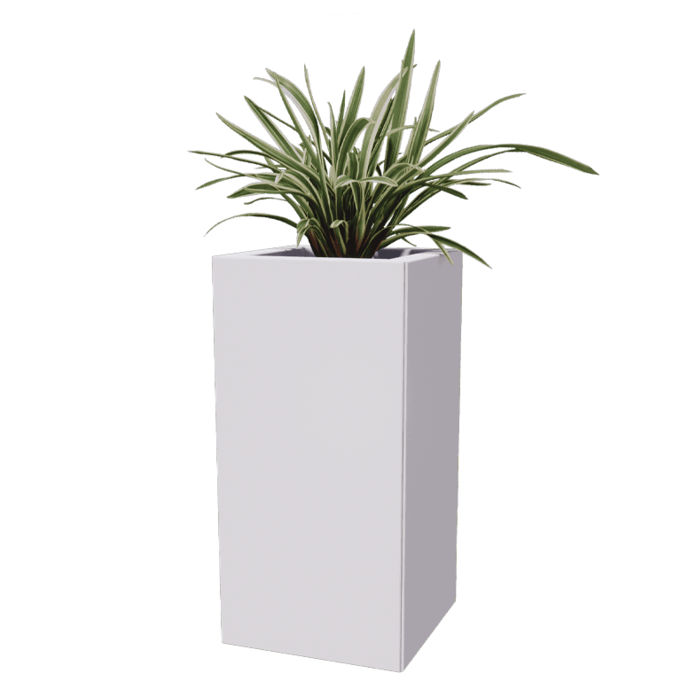 Milteliniu būdu dengtas plieninis lauko vazonas Miami 30 x 30 cm