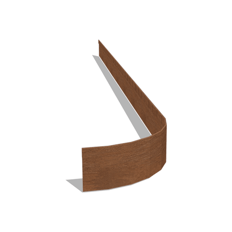 Corten plieno sodo apvadai suplotas FLEX 13 cm (ilgis 240 cm)