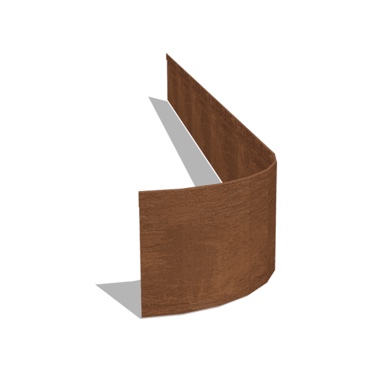 Corten plieno sodo apvadai suplotas FLEX 23 cm (ilgis 240 cm)