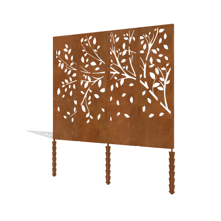 Corteno plieno skydo medžio komplektas 240 x 6 x 190 cm