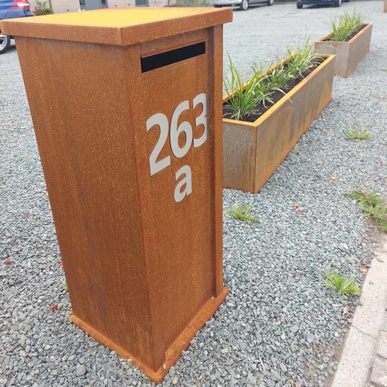 Corten plieno pašto dėžutė Arizona S tipo