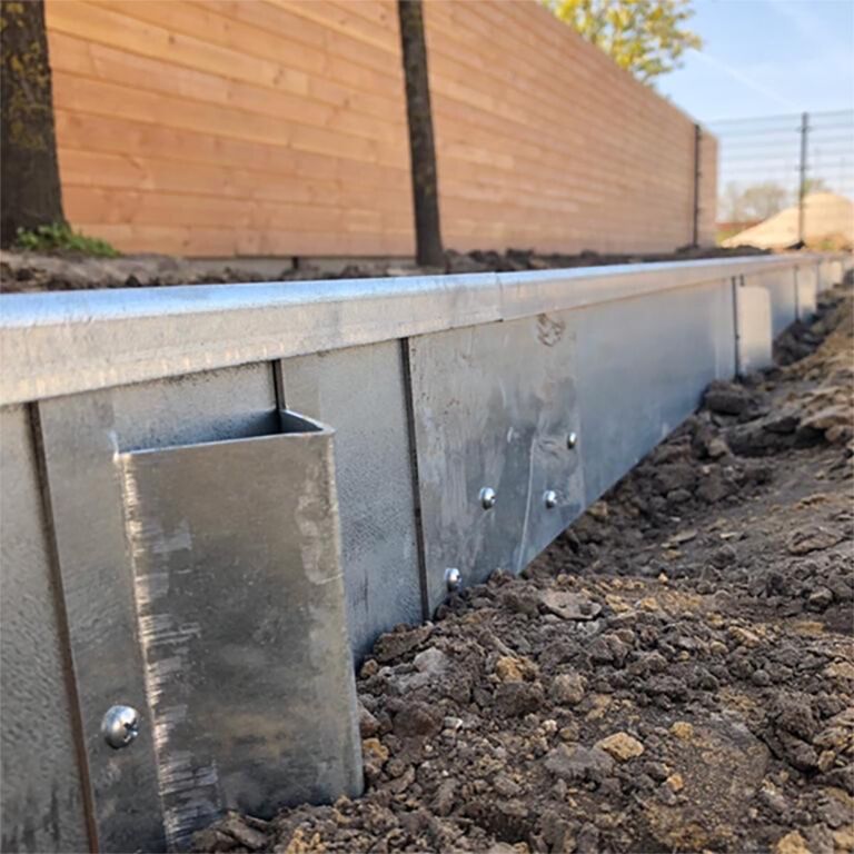 Corten plieno sodo apvadai suplotas 13 cm komplektas 24 metrams