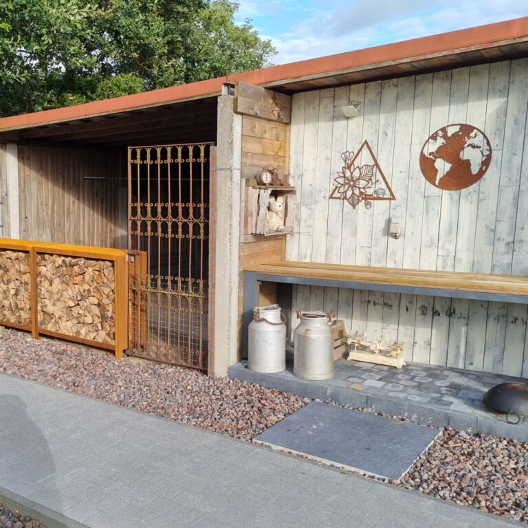 Corten plieno sienų dekoracijos Gėlė 1.0