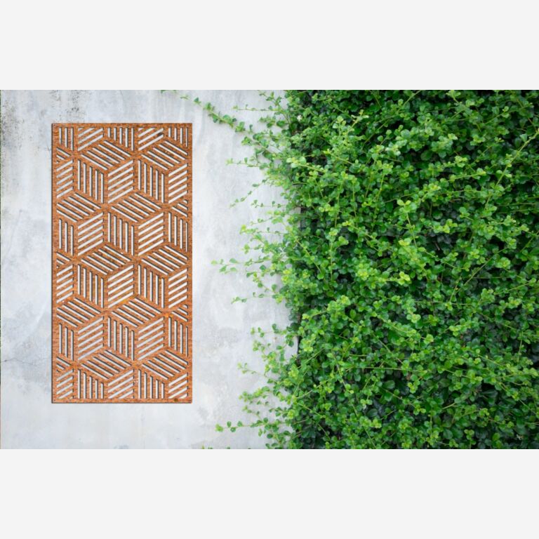 Corten plieno sienų dekoracijos Geometrinės figūros 1.0 *OP=OP