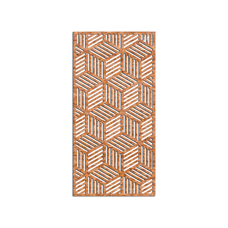 Corten plieno sienų dekoracijos Geometrinės figūros 1.0 *OP=OP