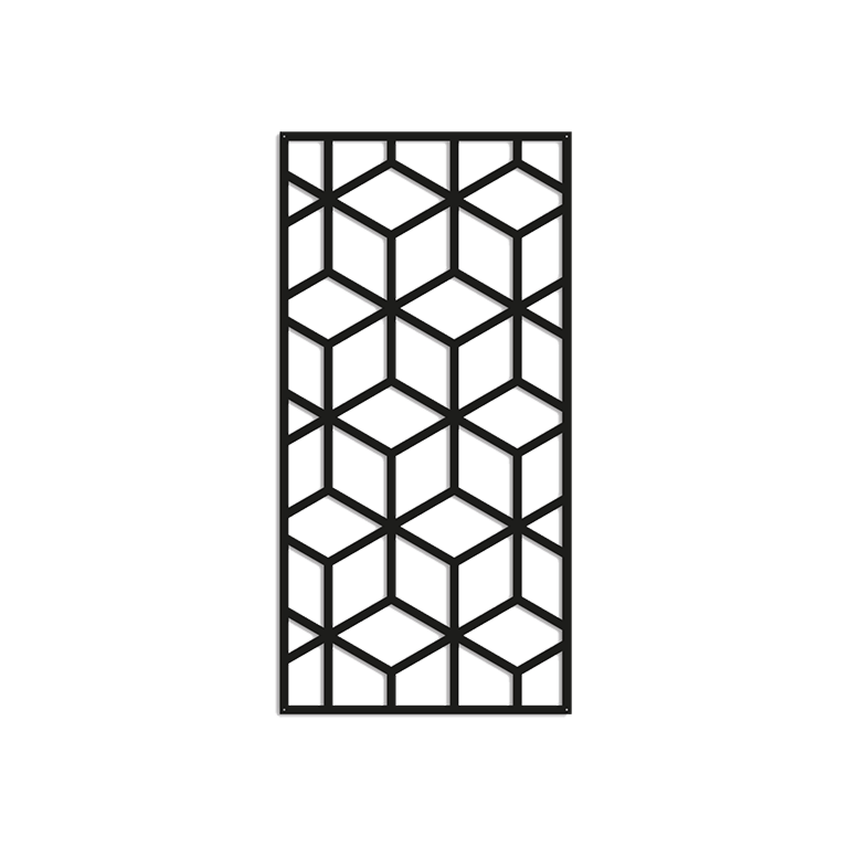 Metalinės sienų dekoracijos Geometrinės figūros 2.0