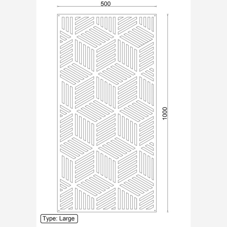 Metalinės sienų dekoracijos Geometrinės figūros 1.0 *OP=OP