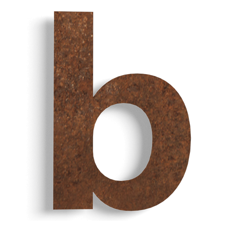 Corten plieno namo numeris b - 71,8 cm