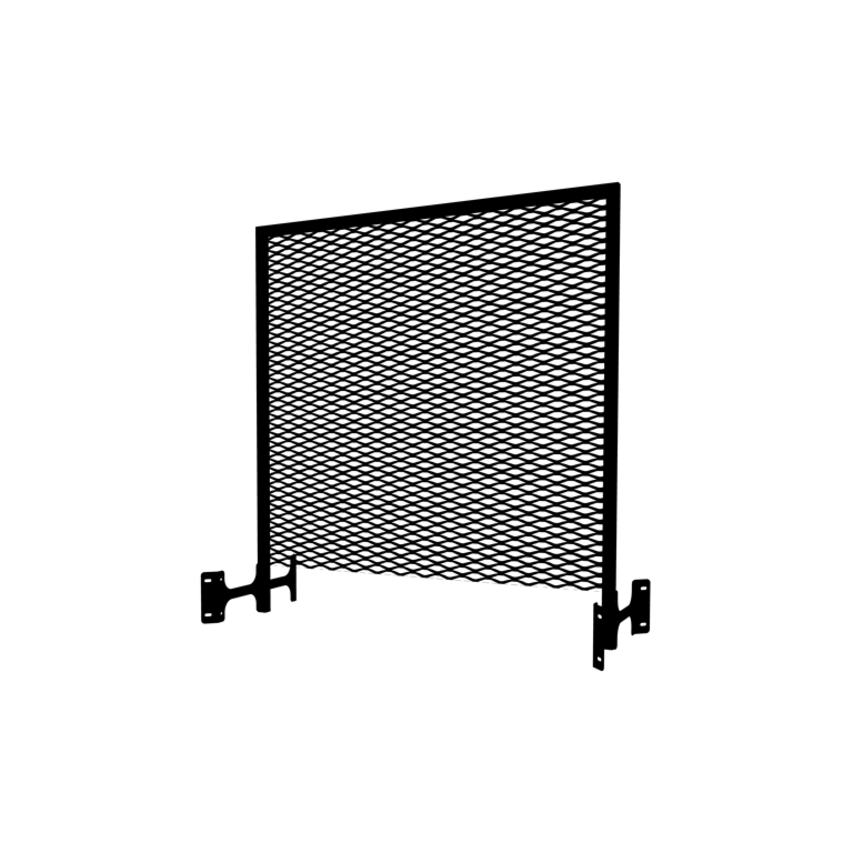 Juodas lauko grotelė vijokliniams augalams 120 x 40 cm