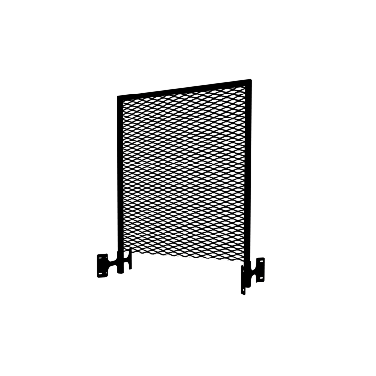 Juodas lauko grotelė vijokliniams augalams 100 x 40 cm