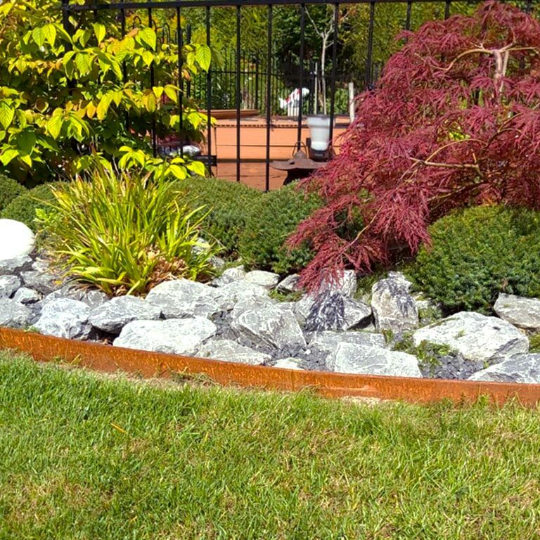 Corten plieno sodo apvadai suplotas 13 cm komplektas 15 metrų