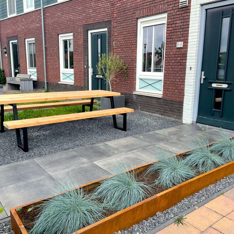 Corten plieno sodo apvadai kampu 22 cm (ilgis 240 cm)