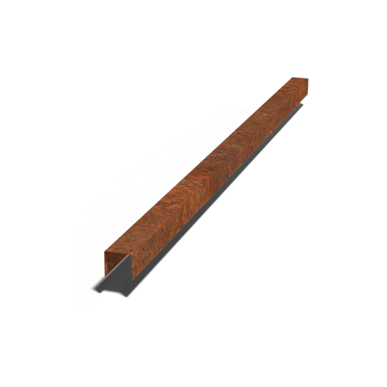 Corten plieno u formos profilis 5 x 6 x 5 cm (ilgis 150 cm)