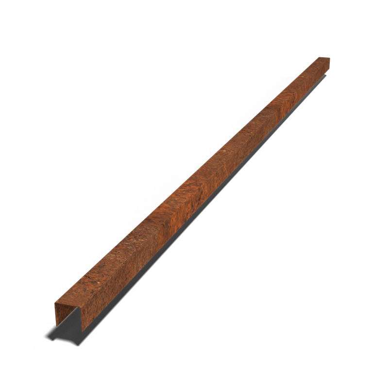 Corten plieno u formos profilis 5 x 5 x 5 cm (ilgis 240 cm)