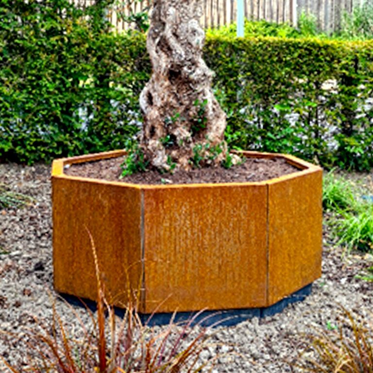 Corten plieno lauko vazonas Chicago 80