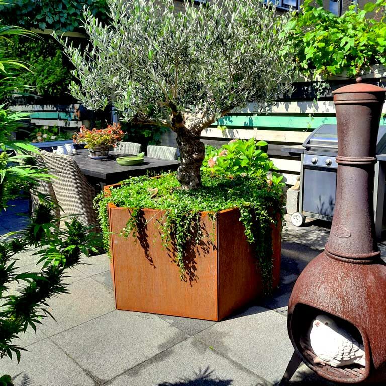 Corten plieno lauko vazonas Denveris 20