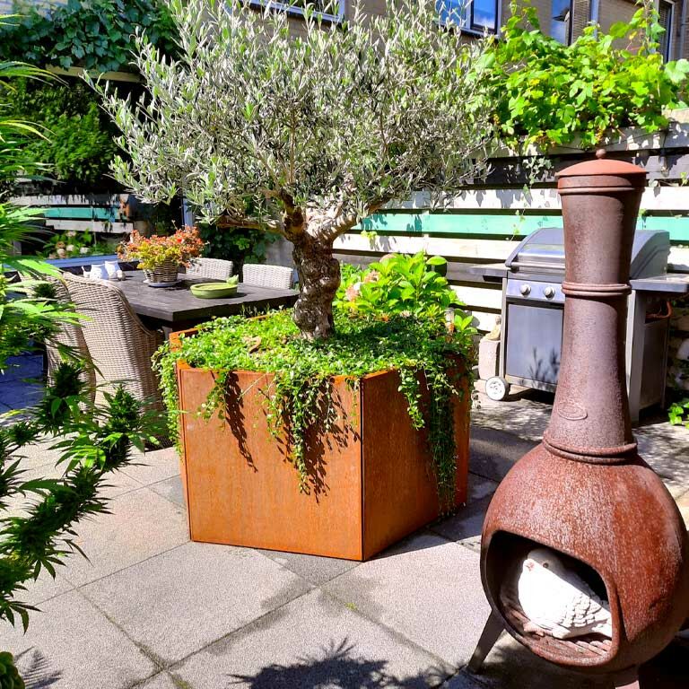 Corten plieno lauko vazonas Denveris 70