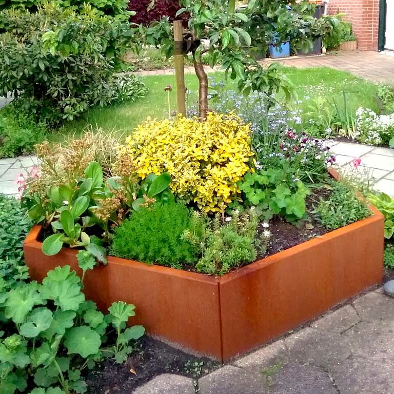 Corten plieno lauko vazonas Denveris 80