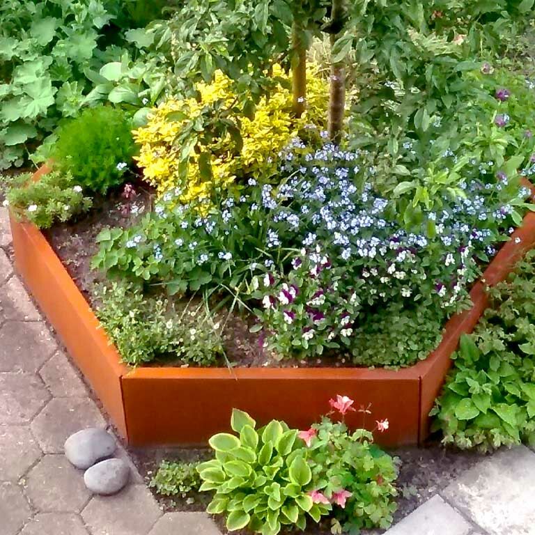 Corten plieno lauko vazonas Denveris 100