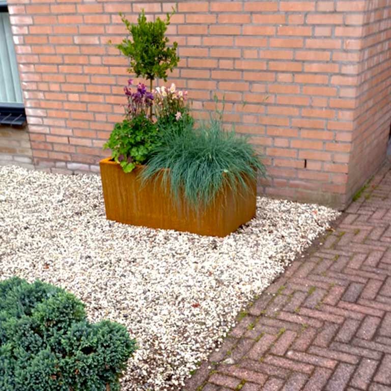 Corten plieno lauko vazonas Texas 50 x 80 cm
