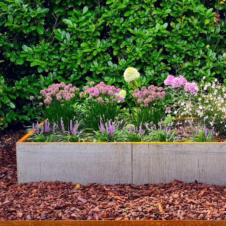 Corten plieno lauko vazonas Texas xxl 320 x 120 cm