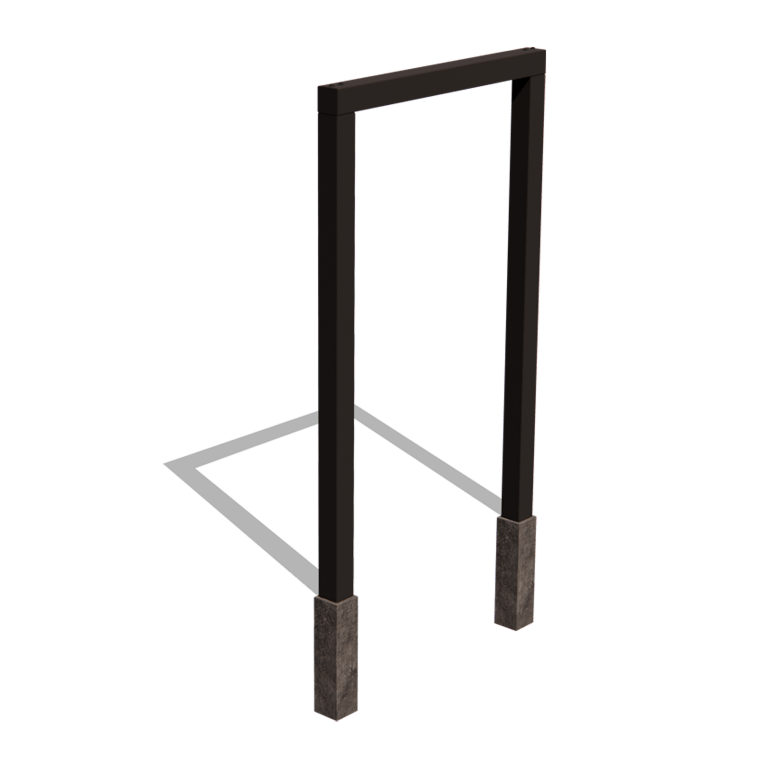 Milteliniu būdu dengta plieninė pergola tiesus 150 cm