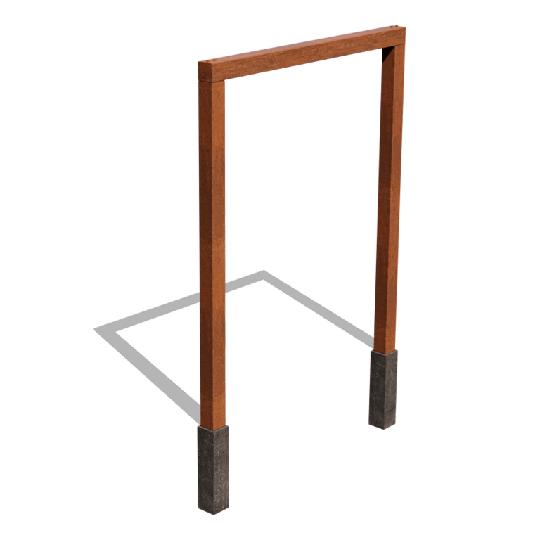 Corten plieno pergola tiesus 200 cm