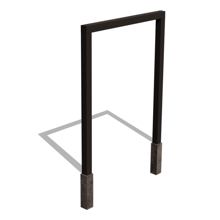 Milteliniu būdu dengta plieninė pergola tiesus 200 cm