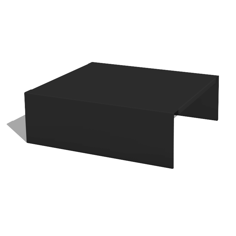 Milteliniu būdu dengtas plieninis lauko vazonas platforma 60 x 51 x 20 cm
