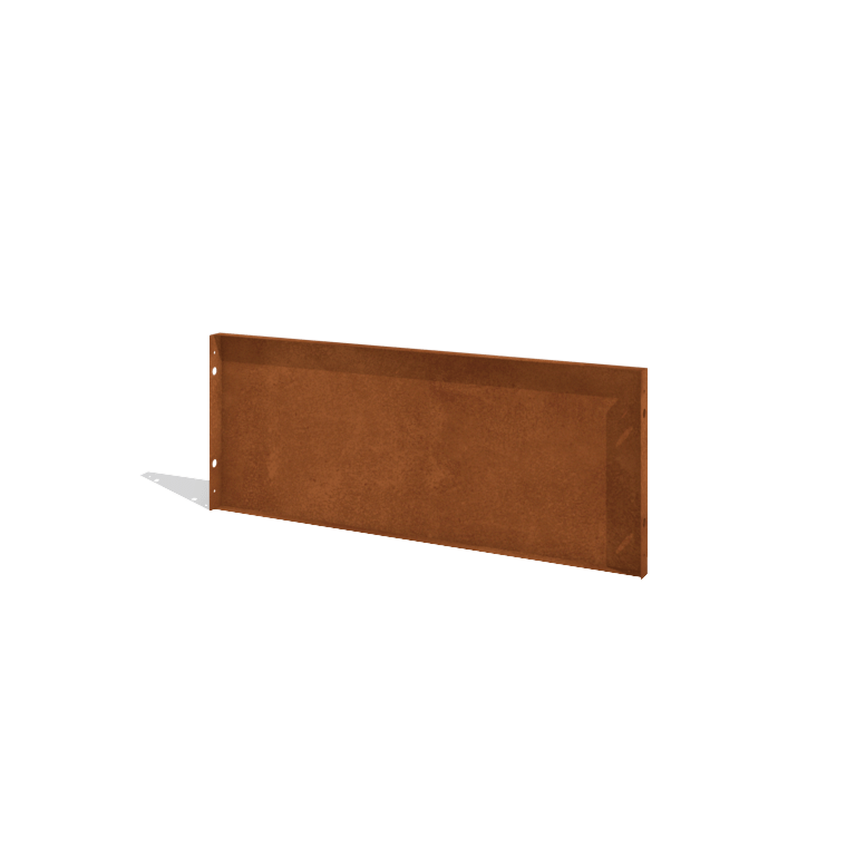 Corten plieno tvora H plokštė 120 x 47,5 cm