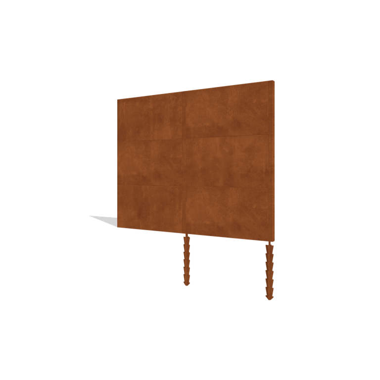 Corten plieno tvora H3 rinkinys 252 cm