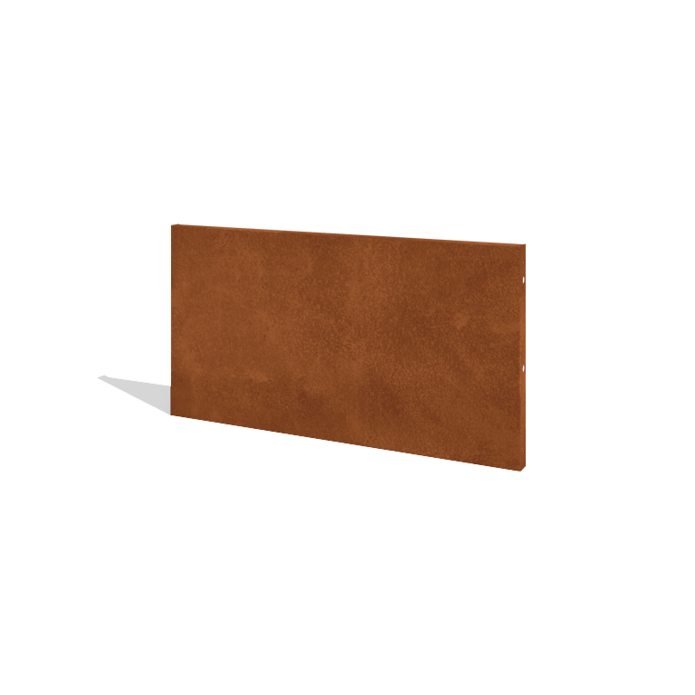 Corten plieno tvora H plokštė 120 x 63,3 cm