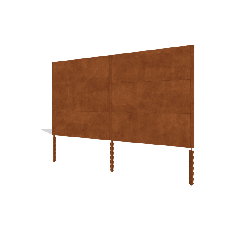Corten plieno tvora H3 pilnas rinkinys 378 cm