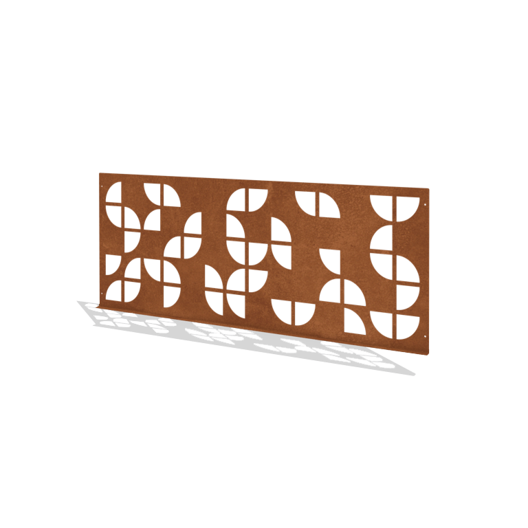 Corten plieno dekoratyvinė tvora G 149 x 60 cm