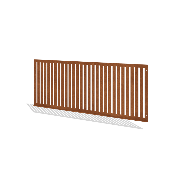 Corten plieno dekoratyvinė tvora S 149 x 60 cm