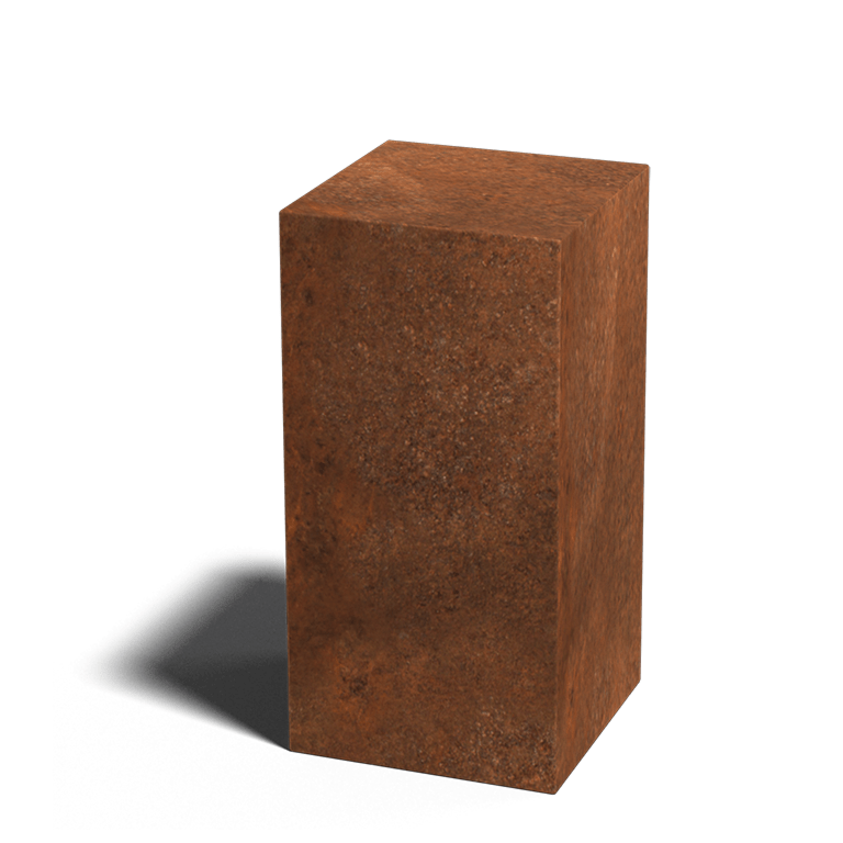 Corten plieno pjedestalas Ohio 30 x 30 x 60 cm