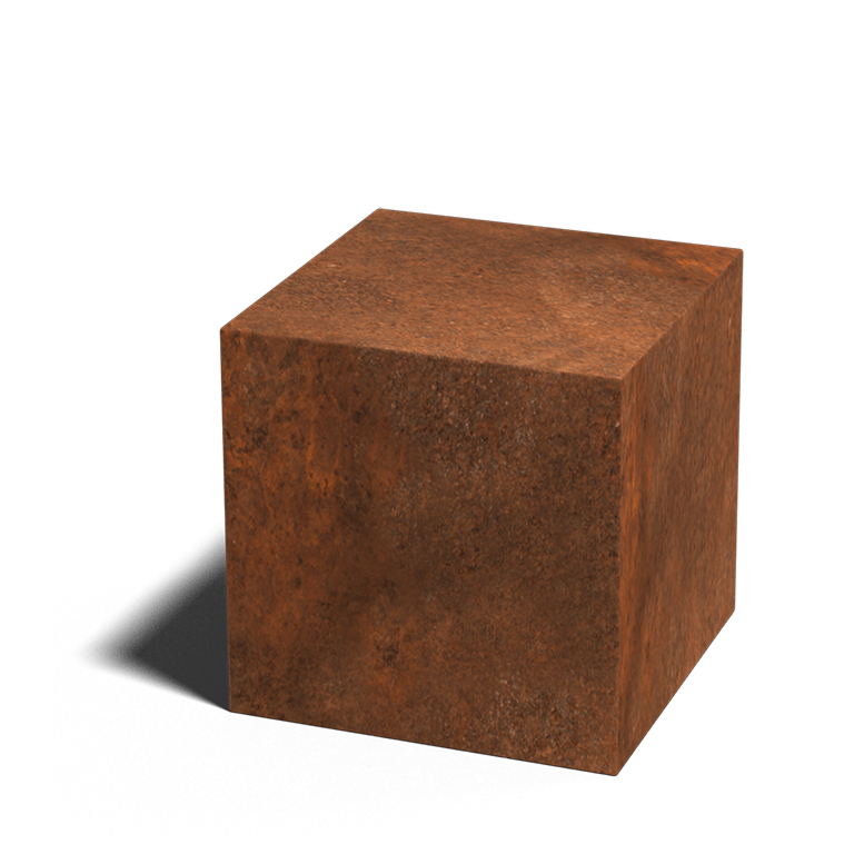 Corten plieno pjedestalas Ohio 40 x 40 x 40 cm