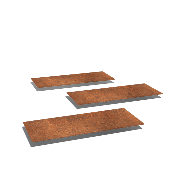 Corten plieno pakopa plytelė Stačiakampis 60 x 25 cm