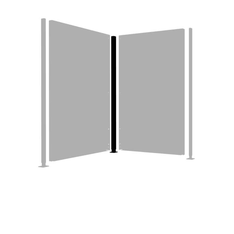 Milteliniu būdu dengtas plieninis stovas plokščias pagrindas 190 x 6 x 6 cm kampas