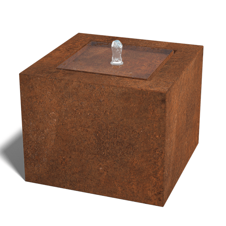 Corten plieno fontanas 50 x 50 x 40 cm