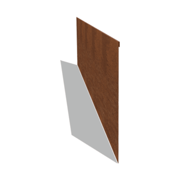 Corten plieno sodo apvadai suplotas 45 cm (ilgis 240 cm)