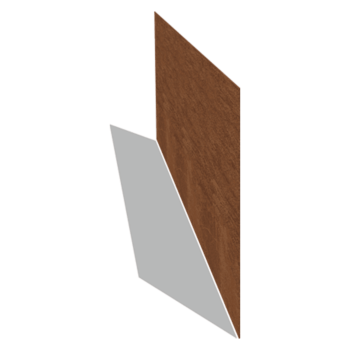 Corten plieno sodo apvadai tiesus 37,5 cm (ilgis 150 cm)