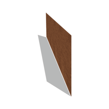 Corten plieno sodo apvadai tiesus 37,5 cm (ilgis 240 cm)