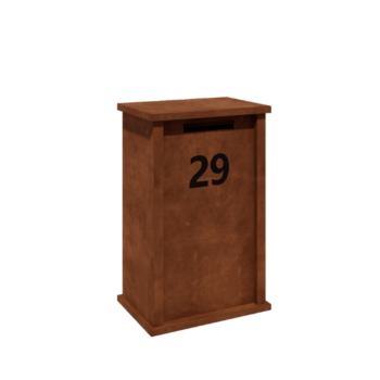 Corten plieno pašto dėžutė Arizona M tipas